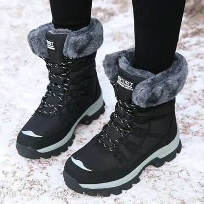 Bottes d'hiver imperméables et chaudes pour femme