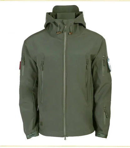 Veste d'hiver chaude avec capuche imperméable