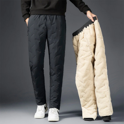 Pantalon de jogging polaire pour homme Chaud et élégant