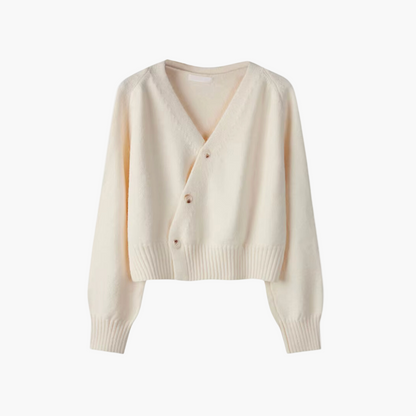 Gilet élégant col V Femme Cardigan Moderne