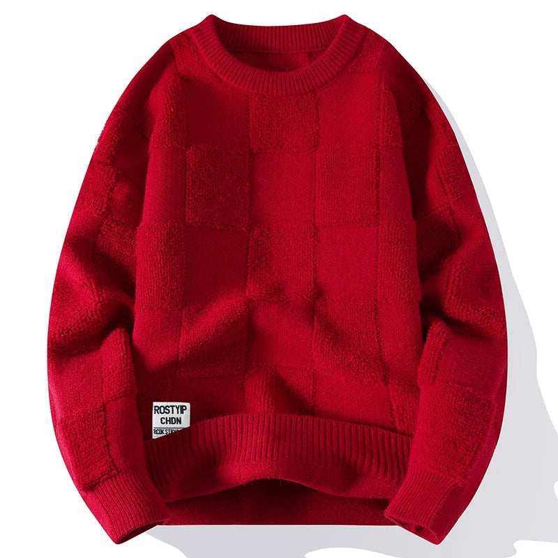 Pull en maille tendance pour hommes stylés