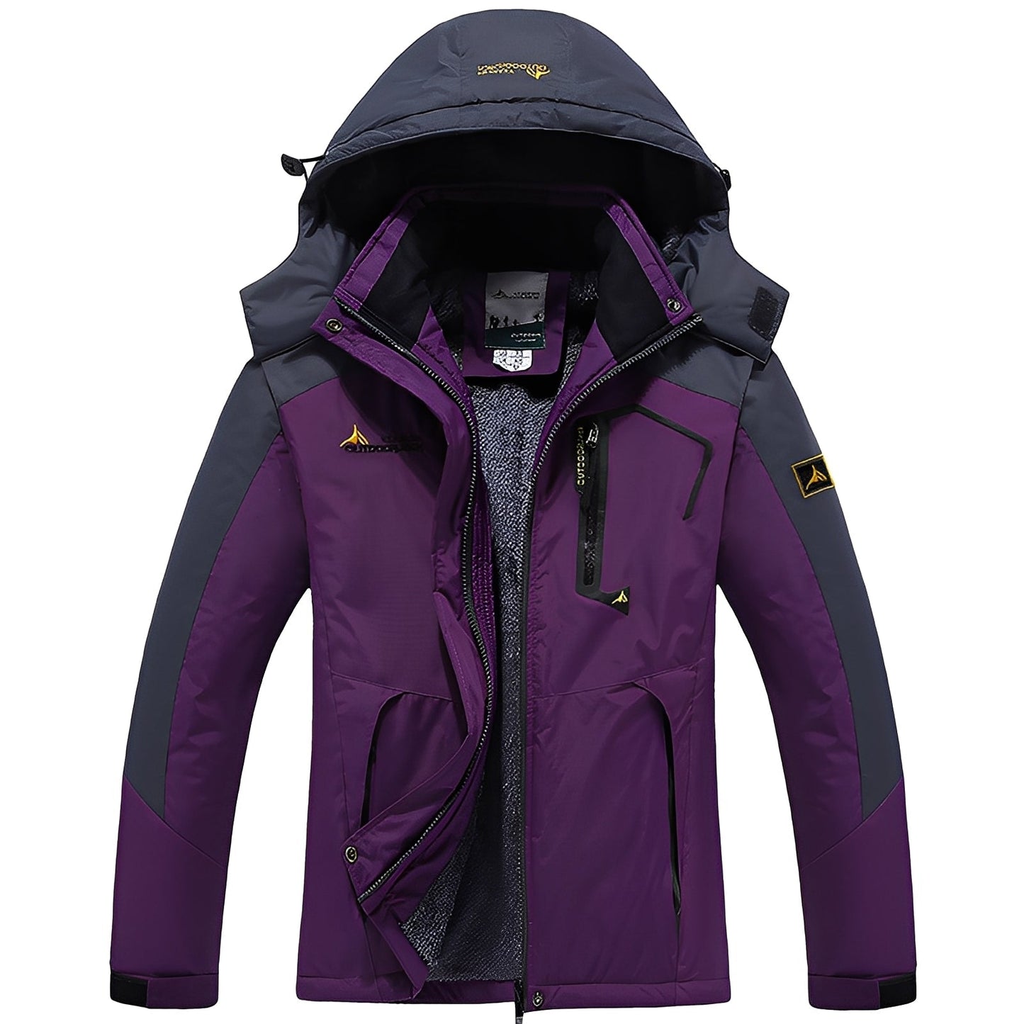 Veste chaude pour femme en polaire à l'intérieur