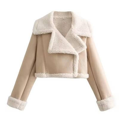 Blouson en cuir élégant pour femme