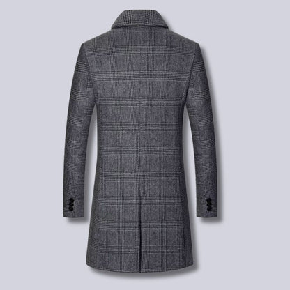 Stilvoller Karo-Trenchcoat Damen - IdealeKleiden