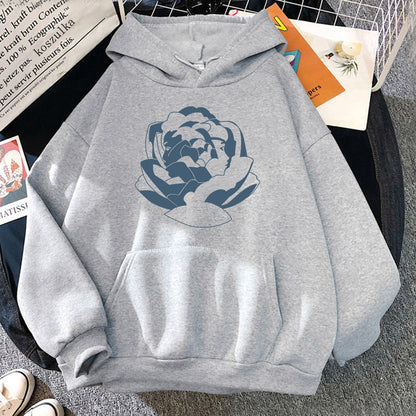 Grands sweats à capuche doux en coton imprimé graphique tendance