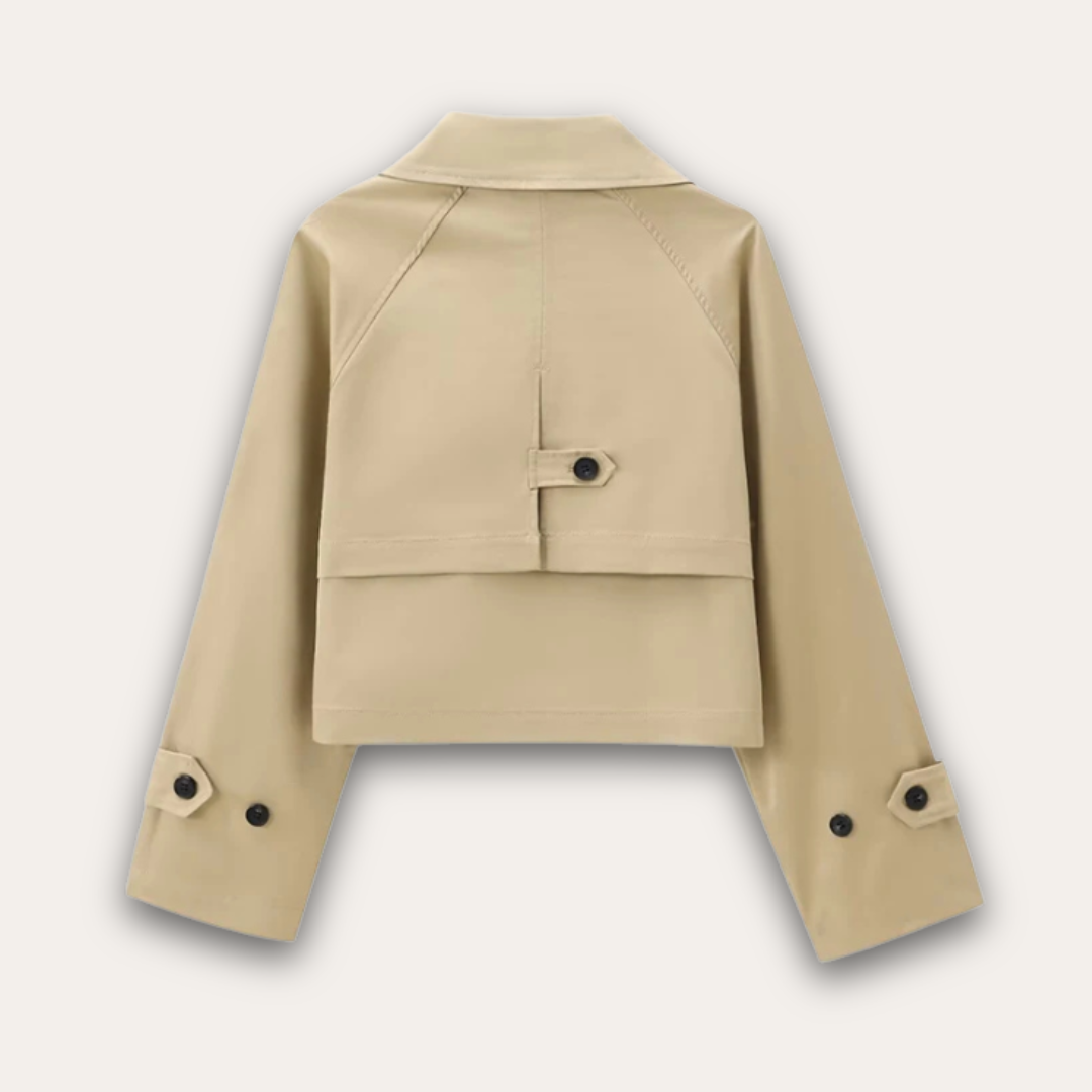 Elegante Damen Trenchcoat Klassisch Chic - IdealeKleiden