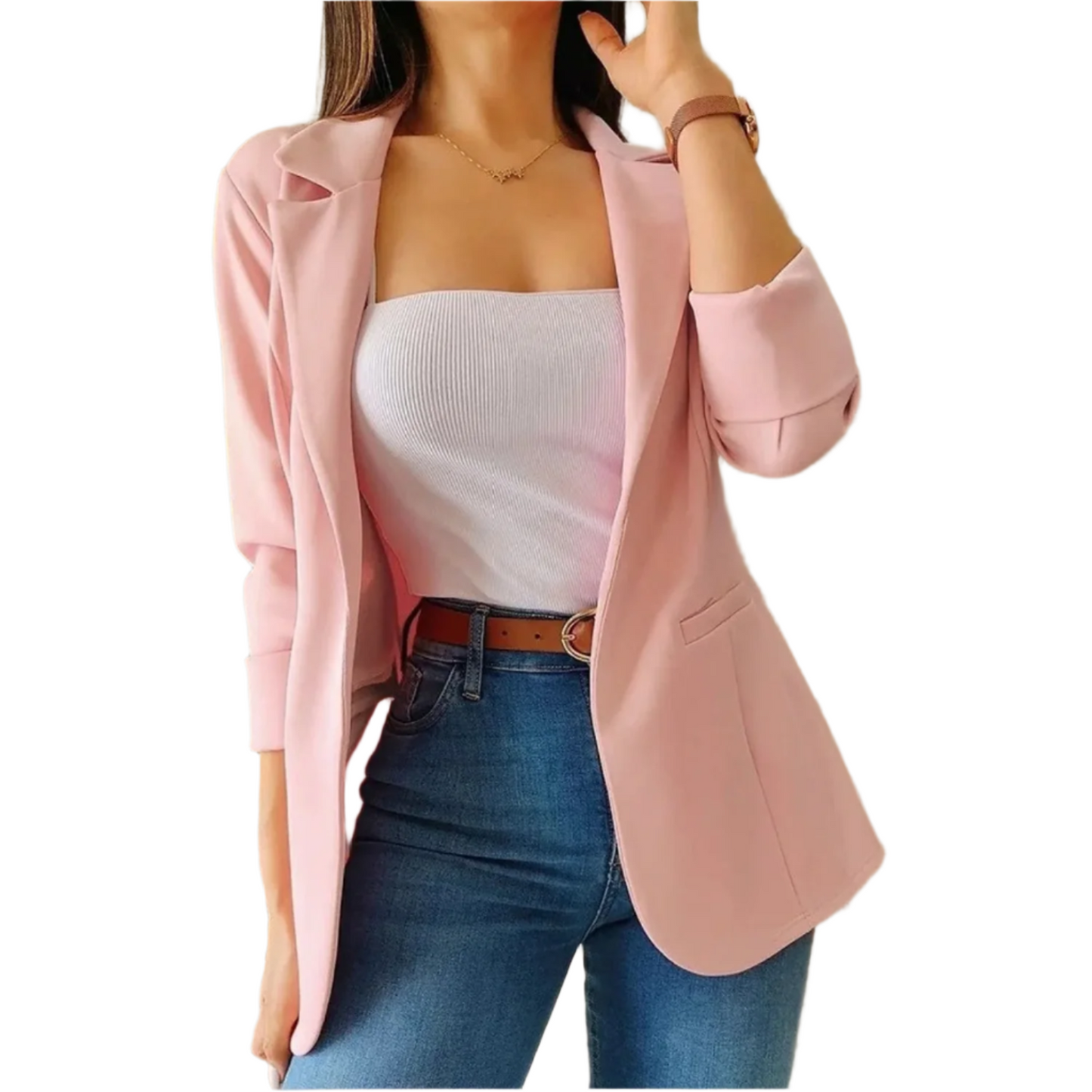 Blazer femme stylé effet vintage