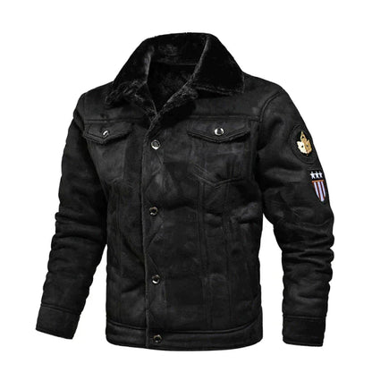Blouson en cuir élégant pour homme