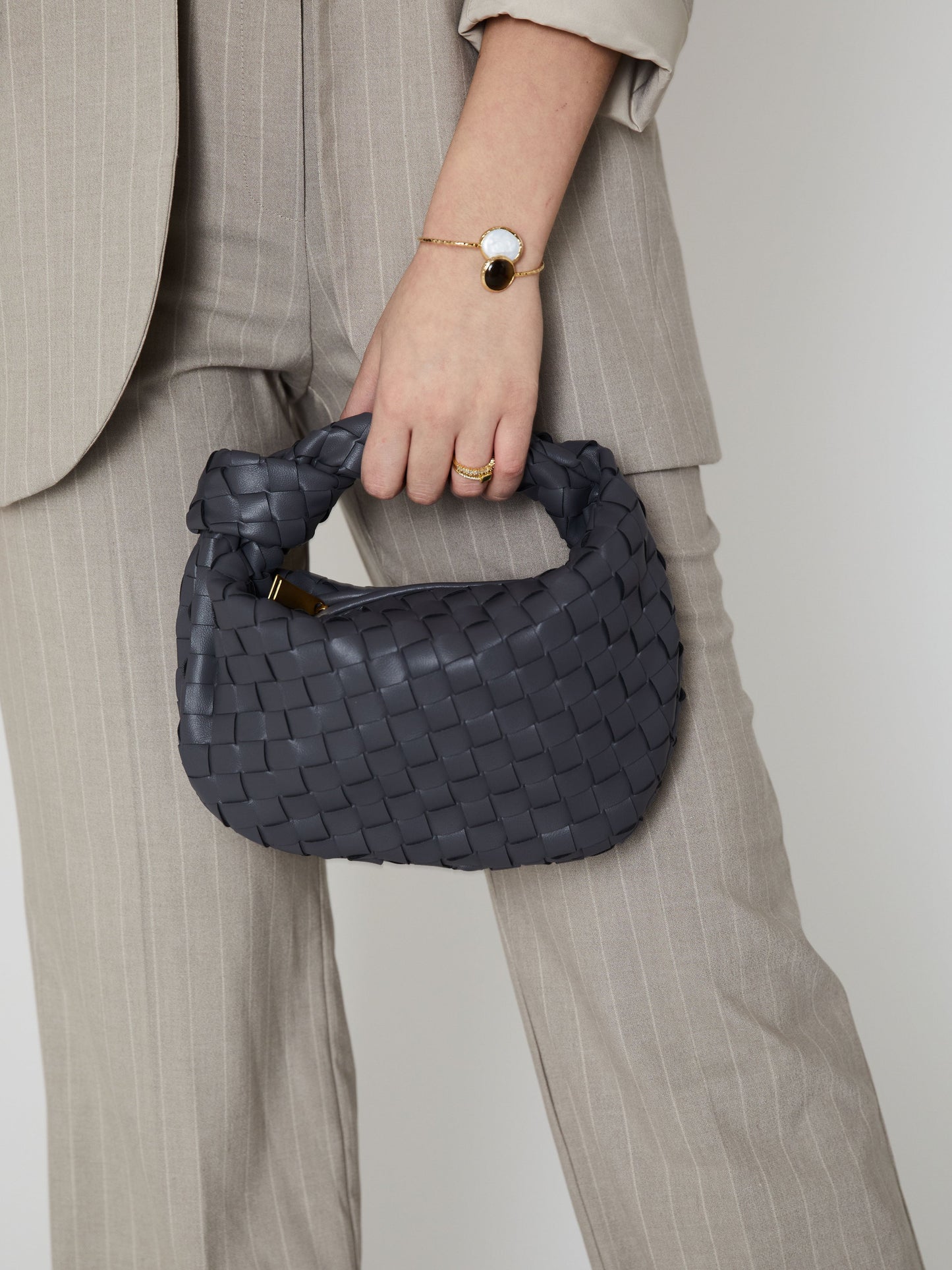 Modische Damenhandtasche Geflochten Elegantes Design - IdealeKleiden