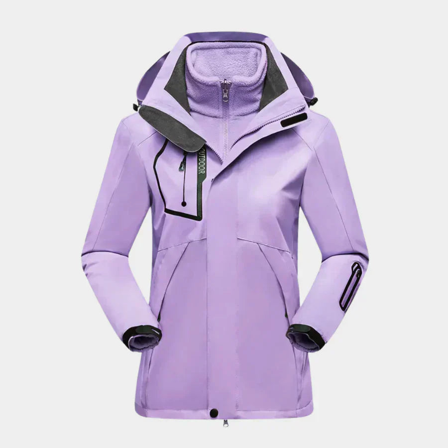 Veste de ski imperméable femme hiver