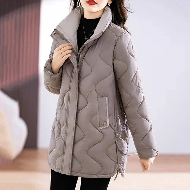 Elegante Steppjacke Herbst Winter Damen - IdealeKleiden