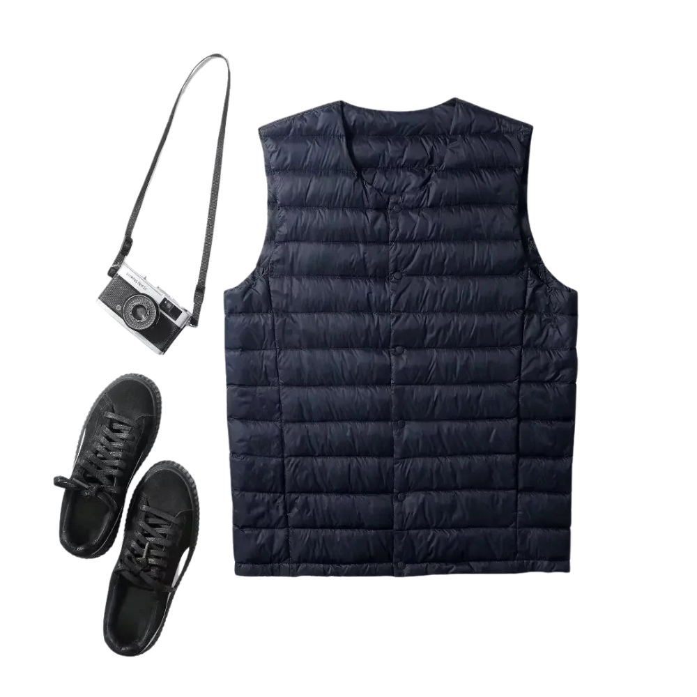 Doudoune Homme Sans Manches Légère & Chaude Hiver