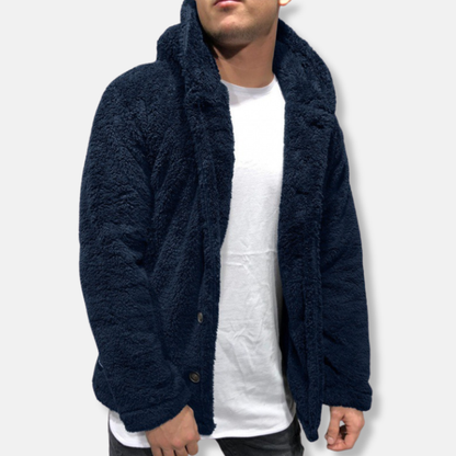 Sweat à capuche polaire confortable style oversize