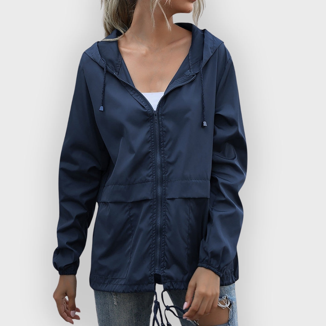Leichtgewicht Windbreaker Kapuzenjacke - IdealeKleiden