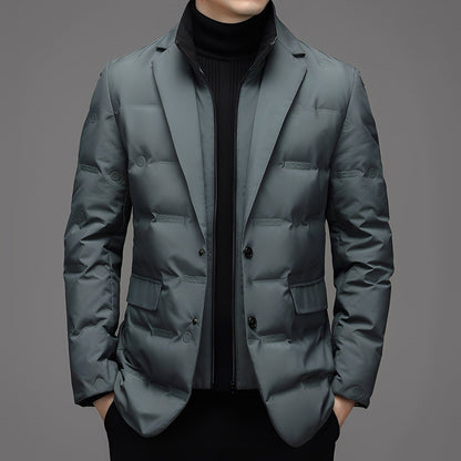 Doudoune homme chic décontractée noire