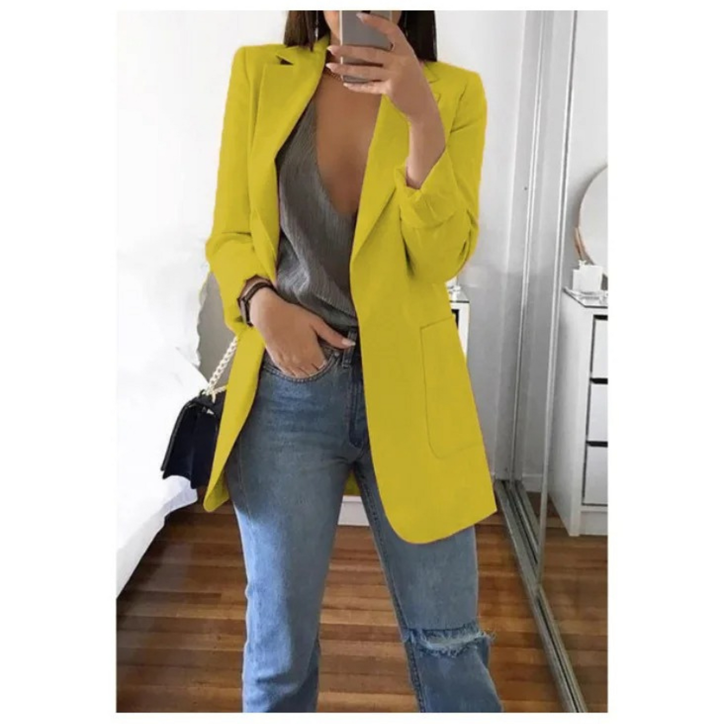 Blazer femme kaki mode automne