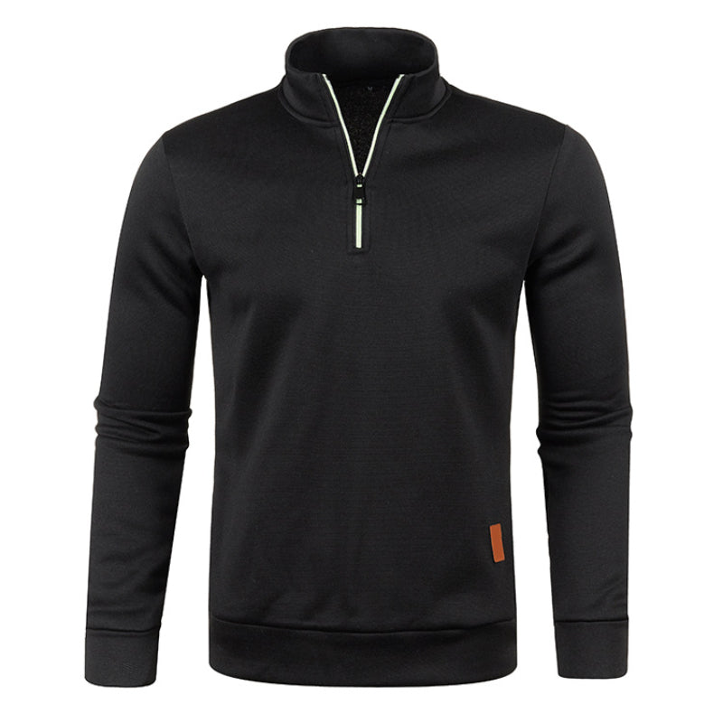 Pull tricoté doux pour femme avec col polo