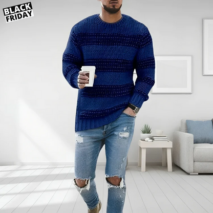 Pull pour homme aspect cachemire chaud