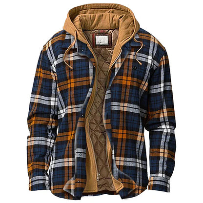Veste d'hiver pour homme avec capuche