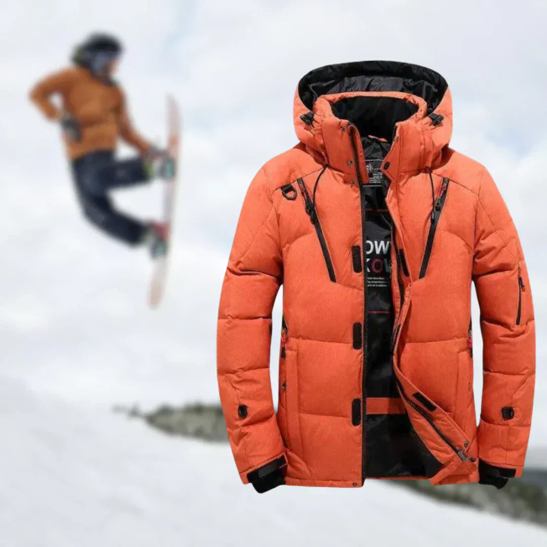 Doudoune chaude avec capuche amovible