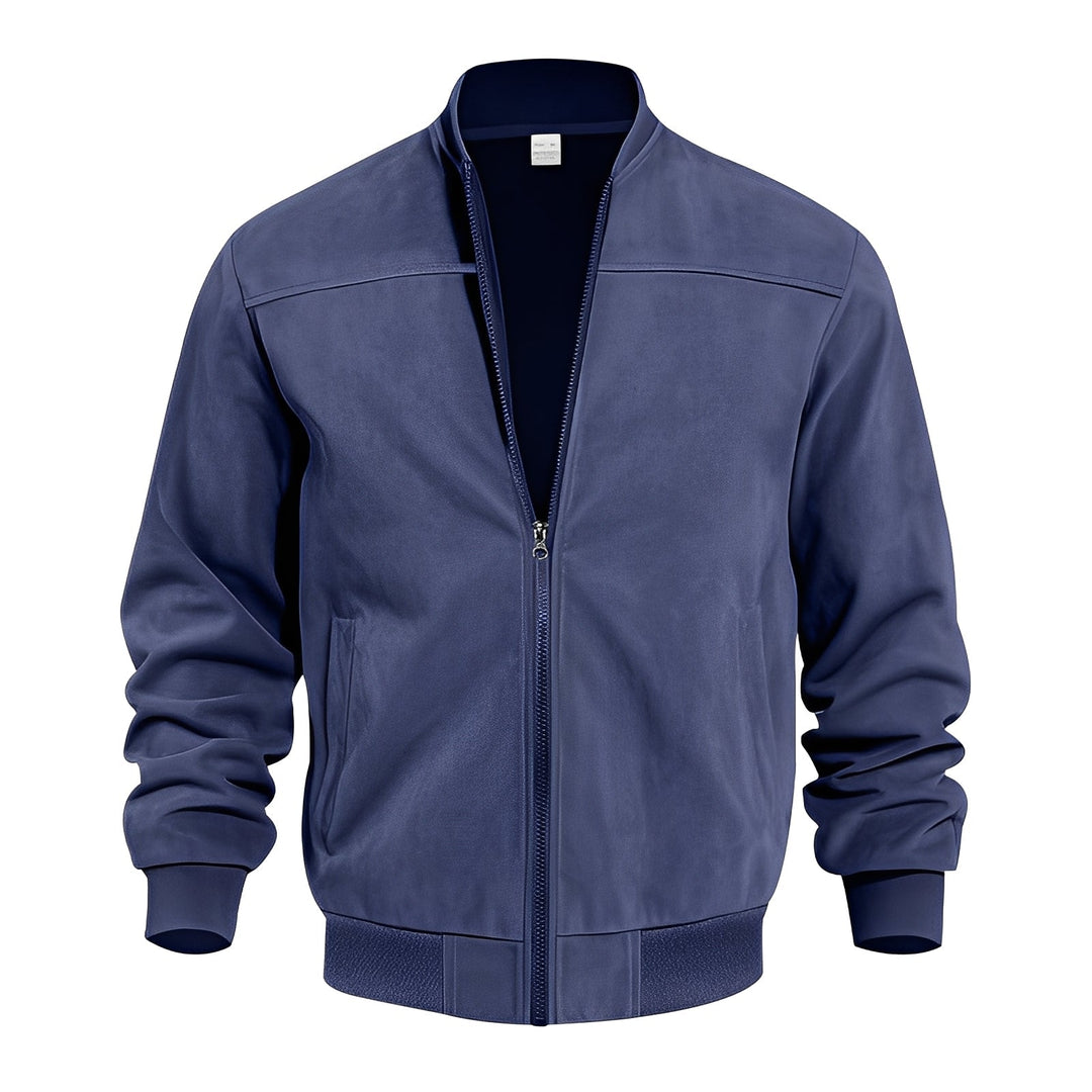 Blouson en cuir homme élégant en daim