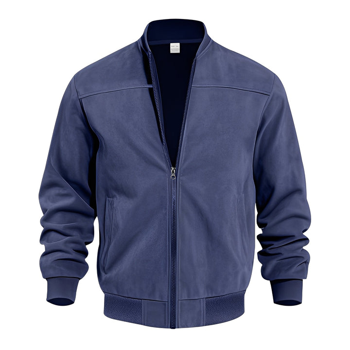 Blouson en cuir homme élégant en daim