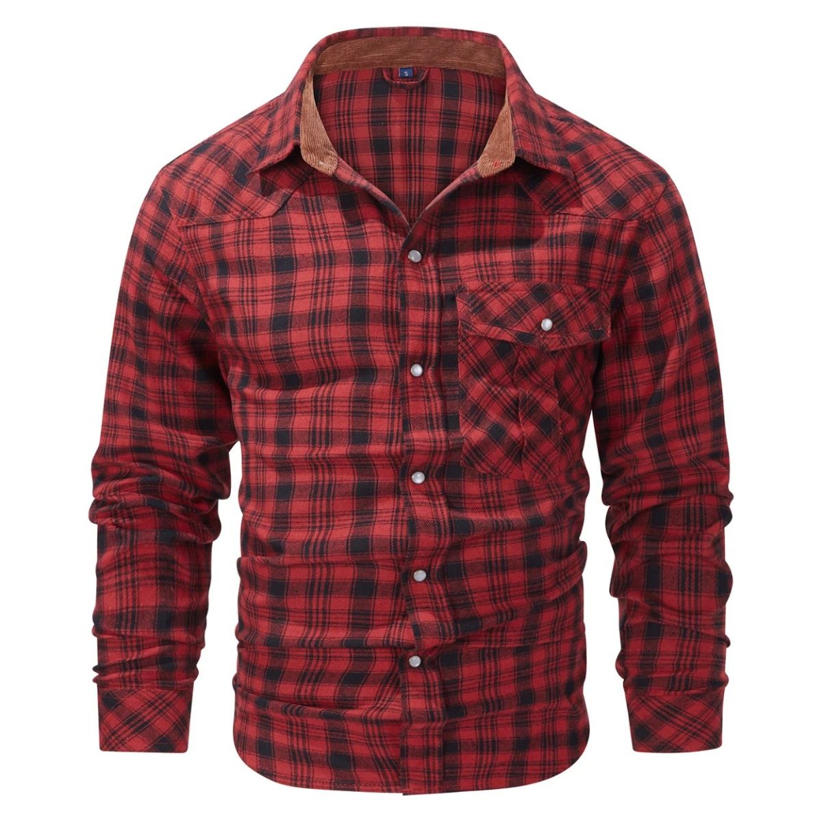 Veste d'hiver homme à carreaux élégante