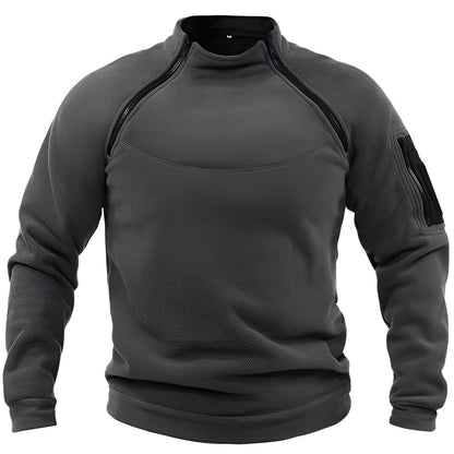 Pull en polaire tactique homme outdoor