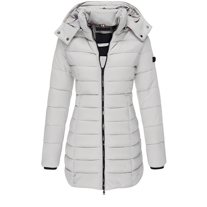 Manteau élégant pour femme, chaudement rembourré