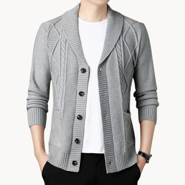 Cardigan élégant en côtes pour femme