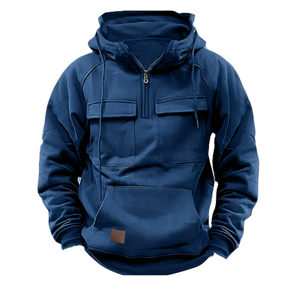 Sweat à capuche pratique pour homme avec plusieurs poches