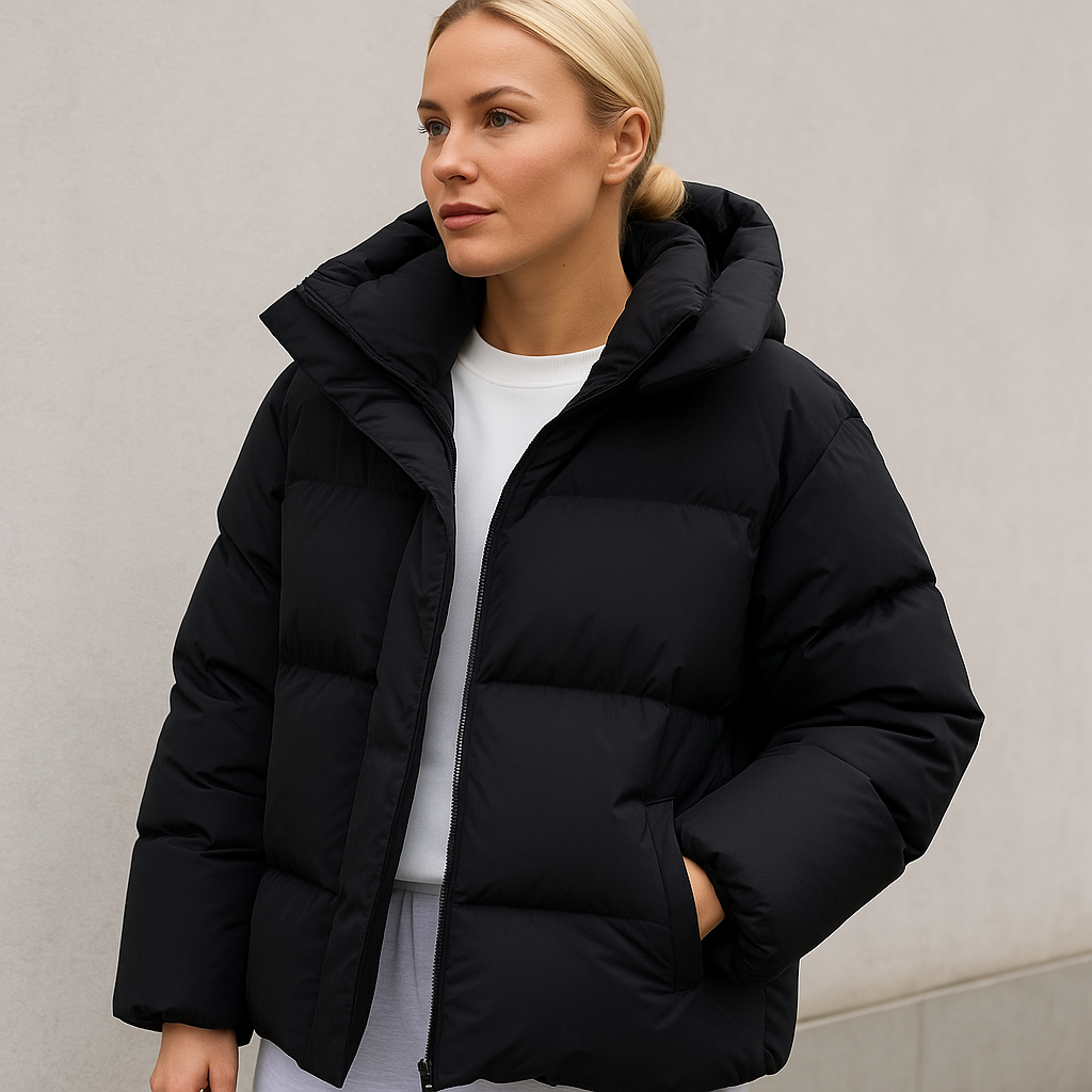 Manteau d'hiver matelassé pour femme, coupe élégante