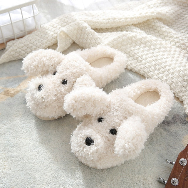 Chaussons confortables pour femmes à motif animalier
