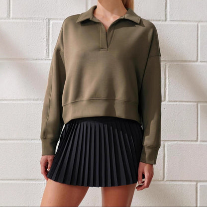 Stilvolle Pullover Mit Kragen - IdealeKleiden
