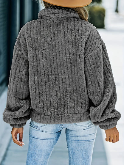 Truckerjacke Damen Mit Kunstpelz - IdealeKleiden
