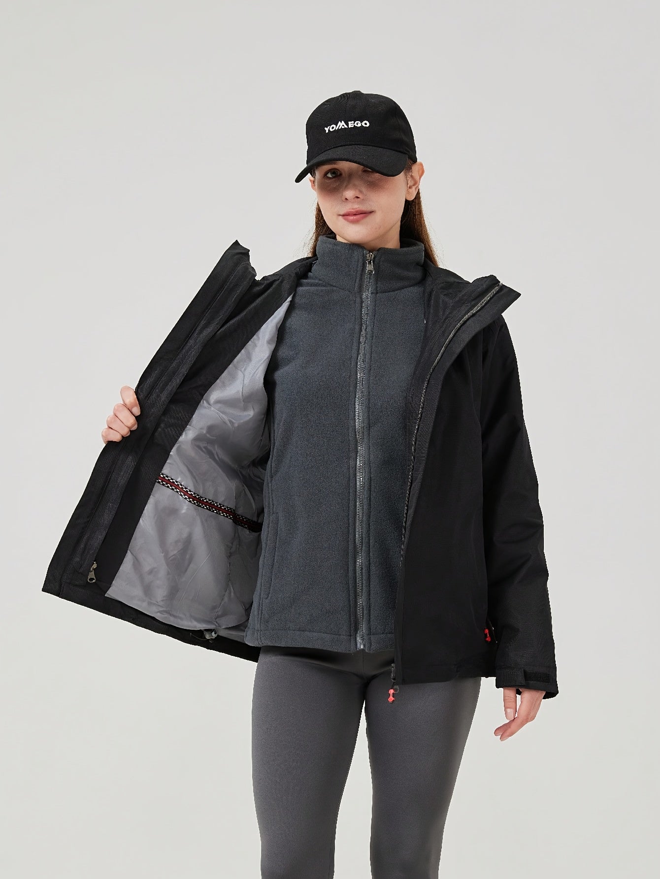 Veste de ski femme chaude légère hiver