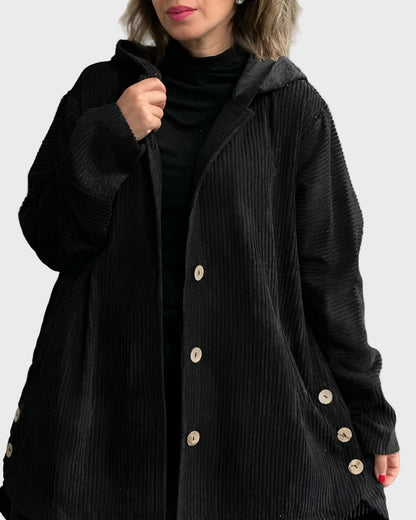 Veste d'hiver pratique Capuche et boutons