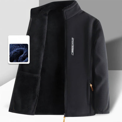 Robe d'hiver chaude doublée polaire moderne
