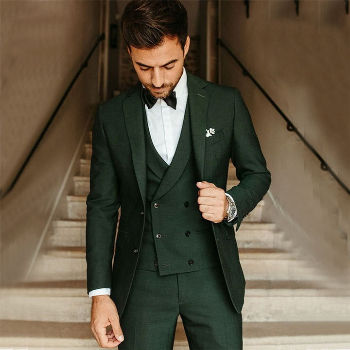 Costume 3 pièces sur mesure élégant pour homme