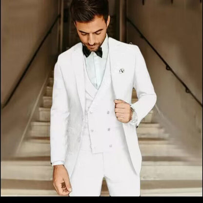 Costume 3 pièces sur mesure élégant pour homme