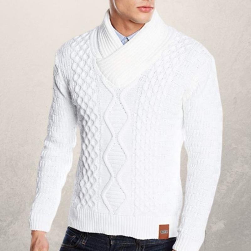 Chandails en laine torsadée Chaude Mode d'hiver