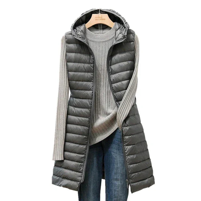Veste à capuche légère et décontractée pour femme