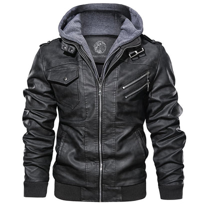 Vulcan Blouson en cuir Élégant et polyvalent