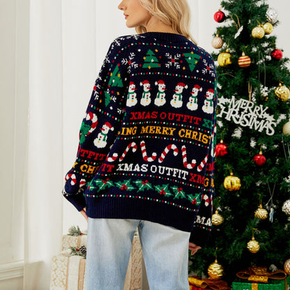 Weihnachtsstrickpullover Kuschelig Soft - IdealeKleiden