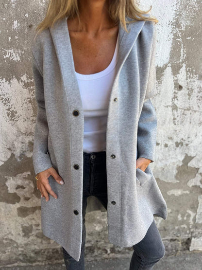 Veste confortable avec capuche Style décontracté