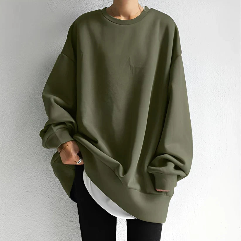 Pull over-size décontracté pour femme