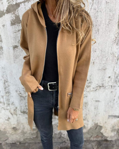 Gilets douillets à manches longues pour femmes