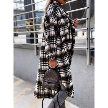 Chemise en flanelle à carreaux moderne
