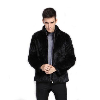 Veste en fausse fourrure pour homme Design élégant