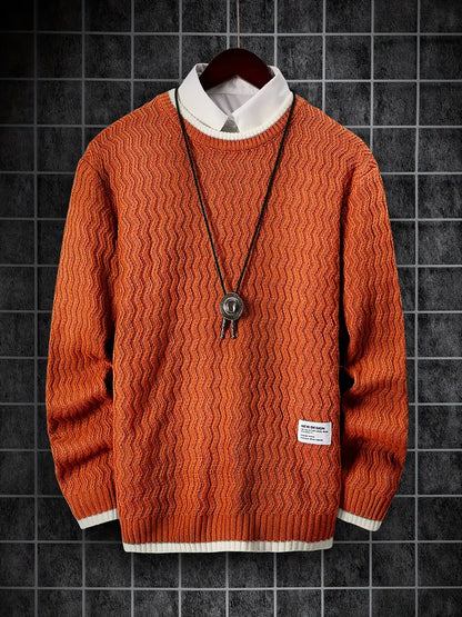 Pull décontracté homme coupe relaxed